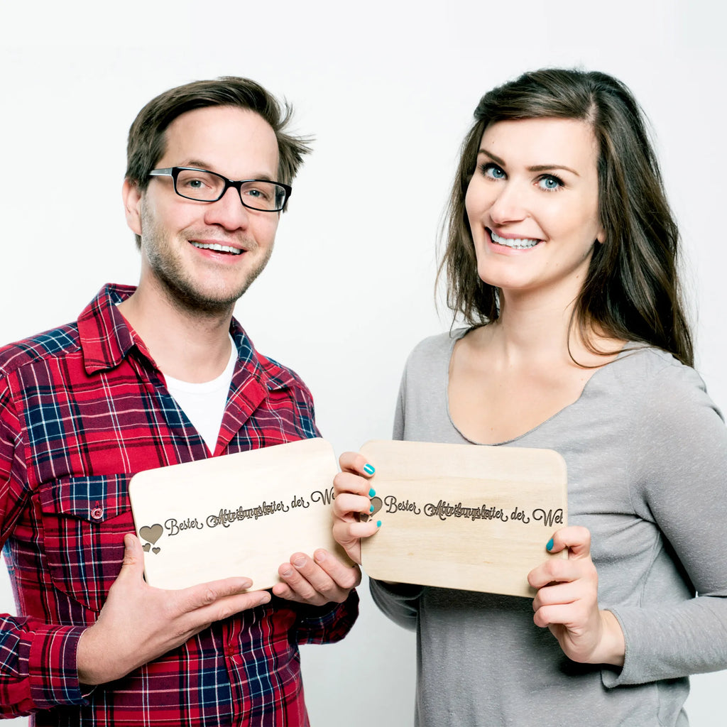 Serving board Abteilungsleiter breakfast board, Board, cutting board, Heart Love In Love Thank You Birthday Best Best Thank You