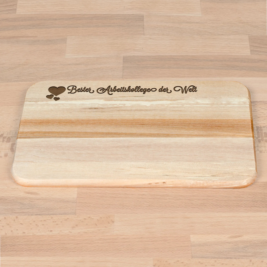 Serving board Arbeitskollege Board, breakfast board, cutting board, Heart Love In Love Thank You Birthday Best Best Thank You