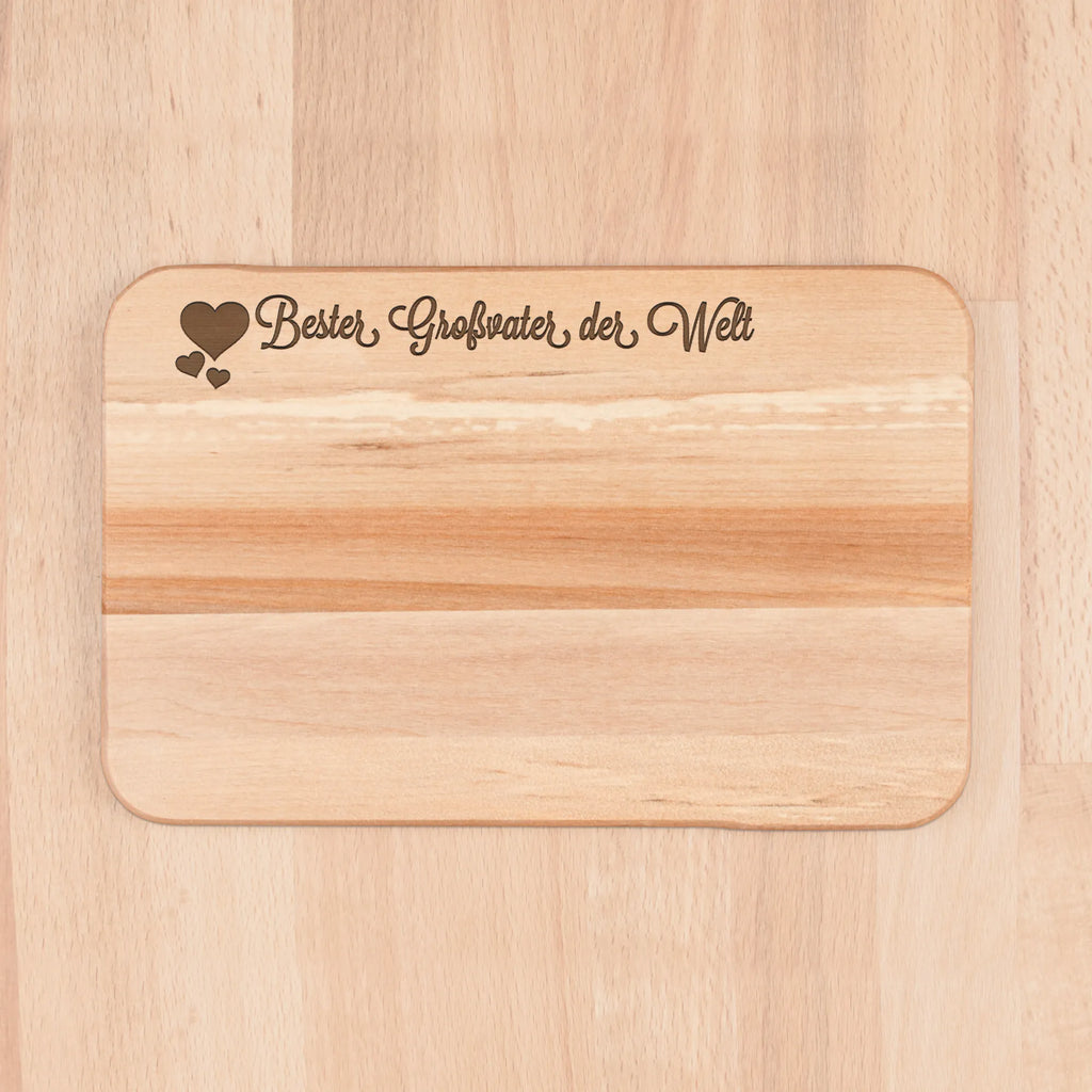 Śniadaniowa deska Großvater Frühstücksbrett, Schneidebrett Holz, Küchenbrett, Holzbrett, Schneidebrett, Frühstücksbrettchen, Herz Liebe Verliebt Dankeschön Geburtstag Bester Beste Bedanken