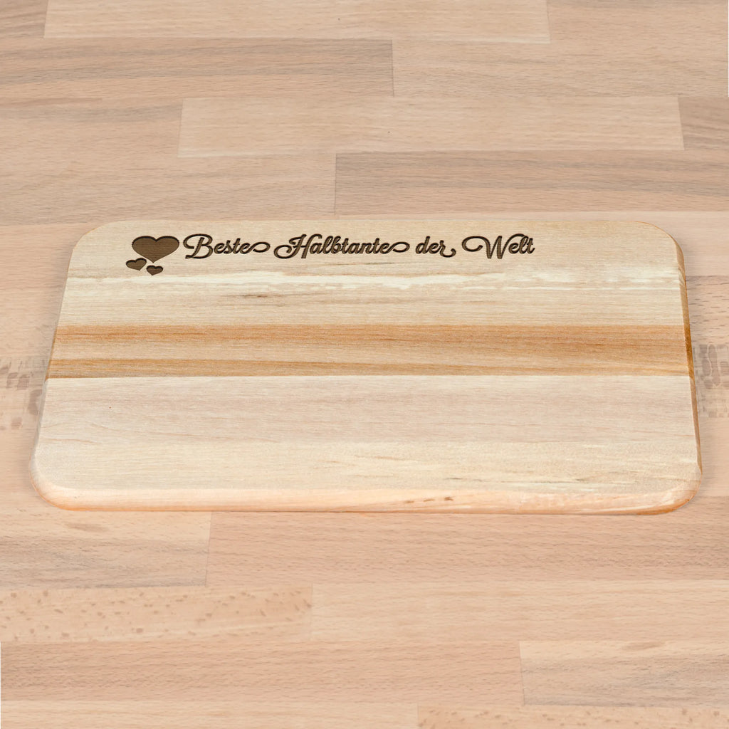 Serving board Halbtante Board, cutting board, breakfast board, Heart Love In Love Thank You Birthday Best Best Thank You