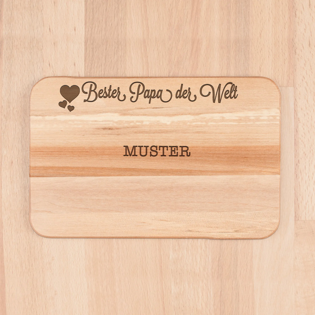 Holzbrett Papa Schneidebrett, Holzbrett, Küchenbrett, Schneidebrett Holz, Frühstücksbrettchen, Frühstücksbrett, Herz Liebe Verliebt Dankeschön Geburtstag Bester Beste Bedanken
