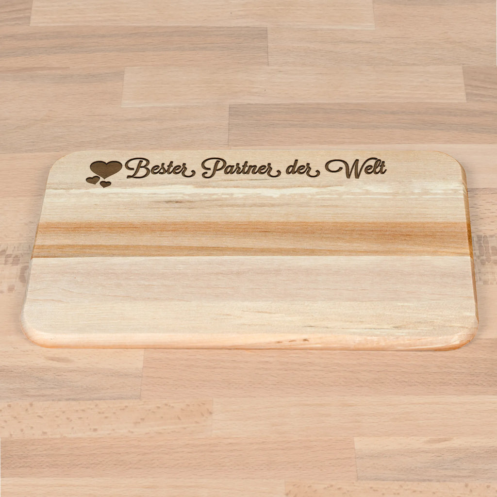 Serving board Partner cutting board, breakfast board, Board, Heart Love In Love Thank You Birthday Best Best Thank You