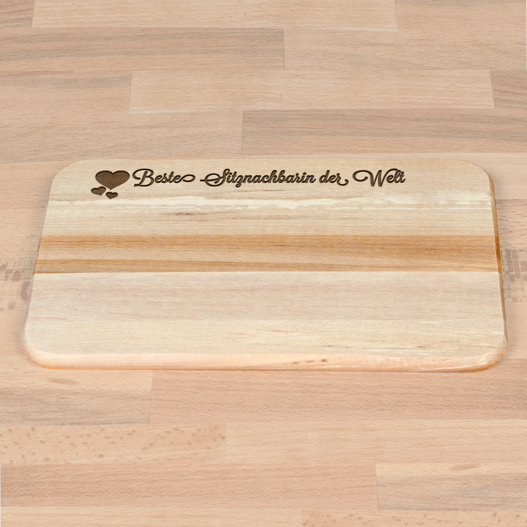 Serving board Sitznachbarin Board, breakfast board, cutting board, Heart Love In Love Thank You Birthday Best Best Thank You
