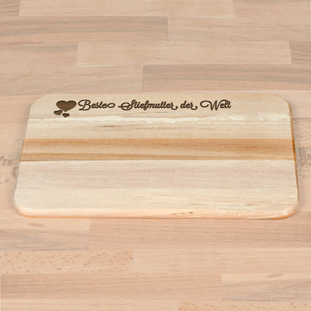 Serving board Stiefmutter breakfast board, cutting board, Board, Heart Love In Love Thank You Birthday Best Best Thank You