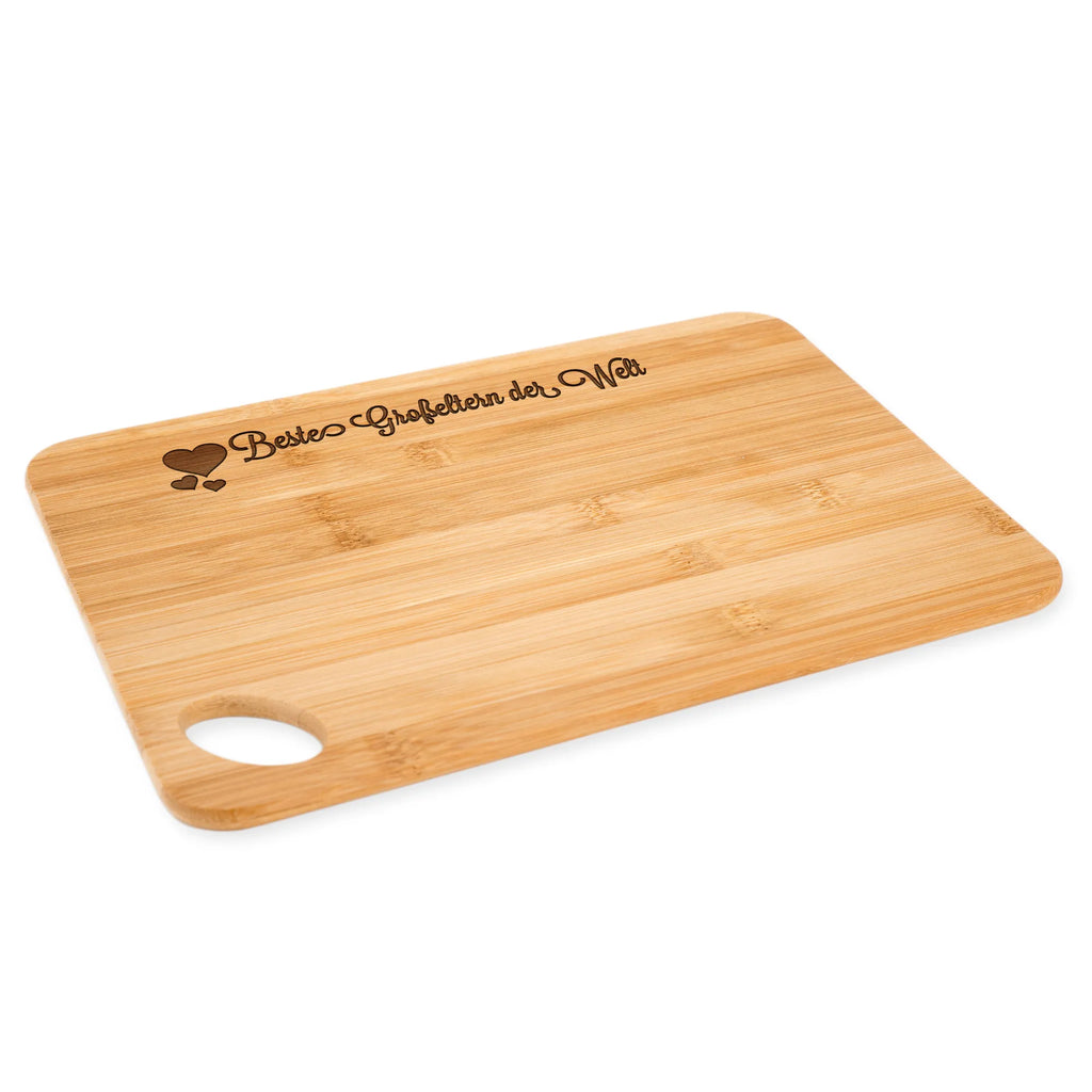 Bamboo chopping board Großeltern cutting block, carving board, solid, slices, kitchen, kitchen board, breakfast, breakfast board, dulcimer, nature, wood, robust, cutting board, board, engraving, bamboo, Heart Love In Love Thank You Birthday Best Best Thank You