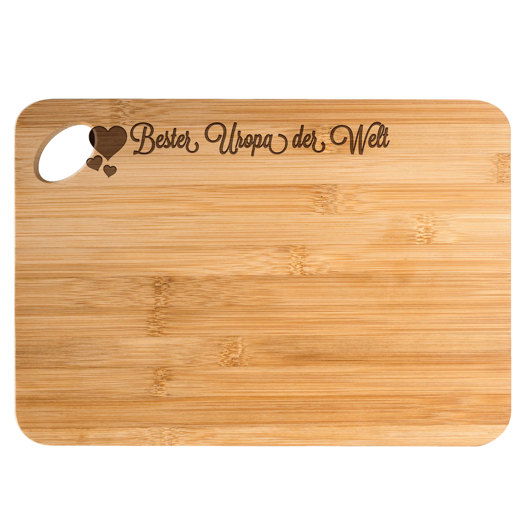 Bamboo chopping board Uropa nature, carving board, robust, dulcimer, solid, breakfast board, board, cutting block, slices, bamboo, breakfast, kitchen board, kitchen, wood, cutting board, engraving, Heart Love In Love Thank You Birthday Best Best Thank You