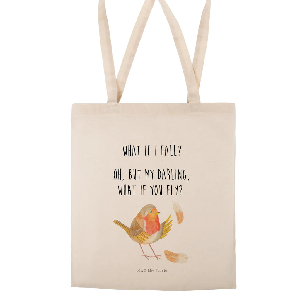 Tote bag robin feathers