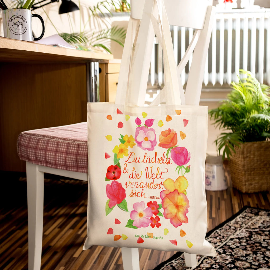 Tote bag You smile shopping bag, cotton bag, shoulder bag, shopper, Carrier bag, cloth bag, pouch, bag, jute bag, Nature, joy of life, love, be happy, quote beautiful, saying positive, smile, laughter saying, quote Buddha, world changes, gift girlfriend