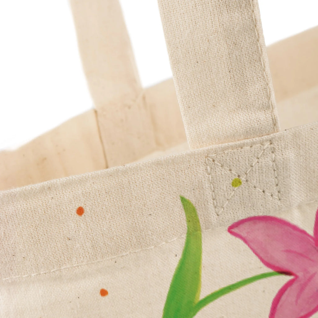 Tote bag Flower Life shopper, jute bag, pouch, Carrier bag, bag, cloth bag, cotton bag, shoulder bag, shopping bag, Nature, joy of life, love, Flowers, Being happy, Life is beautiful, Motivation saying, Saying about life