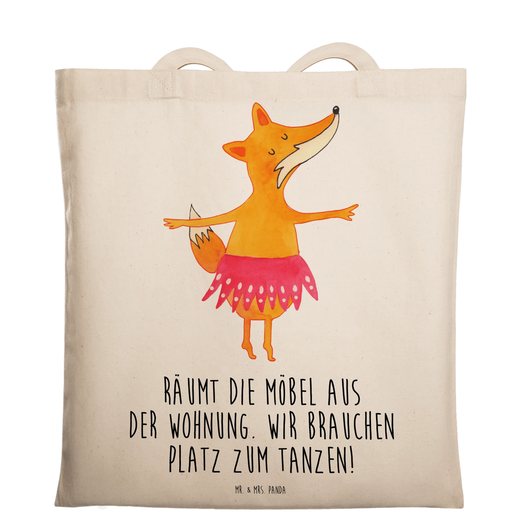 Tragetasche Fuchs Ballerina Beuteltasche, Beutel, Einkaufstasche, Jutebeutel, Stoffbeutel, Tasche, Shopper, Umhängetasche, Strandtasche, Schultertasche, Stofftasche, Tragetasche, Badetasche, Jutetasche, Einkaufstüte, Laptoptasche, Fuchs, Fuchs Spruch, Füchse, Füchsin, Ballerina, Ballett, Tänzerin, Tanzen, Party, Einladung, Geburtstag
