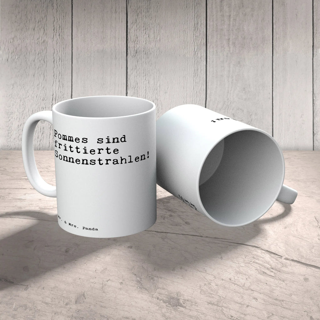 Tasse Pommes sind frittierte Sonnenstrahlen!... Geschenktasse, Teepott, haferl, tasse für büro, Pott, Designtasse, design tasse, kaffeebecher keramik, kaffeetasse bedruckt, Kaffeebecher, Keramiktasse, schöne tasse, Mug, Kaffeepott, Tasse mit Motiv, statement tasse, kaffeebecher bedruckt, milchkaffeetasse, hochwertige tasse, Becher, Tasse mit Spruch, Sprüchetasse, Frühstückstasse, Kakaotasse, Tasse, Bürotasse, Trinkbecher, Dekotasse, Keramikbecher, Trinktasse, Bürobecher, Teebecher, Kaffeetasse, Henkelbecher, Bedruckte Tasse, tasse für kaffee, Henkeltasse, Teetasse, kaffeetasse keramik, heißgetränkebecher, Coffee Mug, Frühstücksbecher, Motivtasse, Sprüche, Lustige Sprüche, Weisheiten, Zitate, Spruch, Spruch Geschenke, Spruch Sprüche Weisheiten Zitate Lustig Weisheit Worte