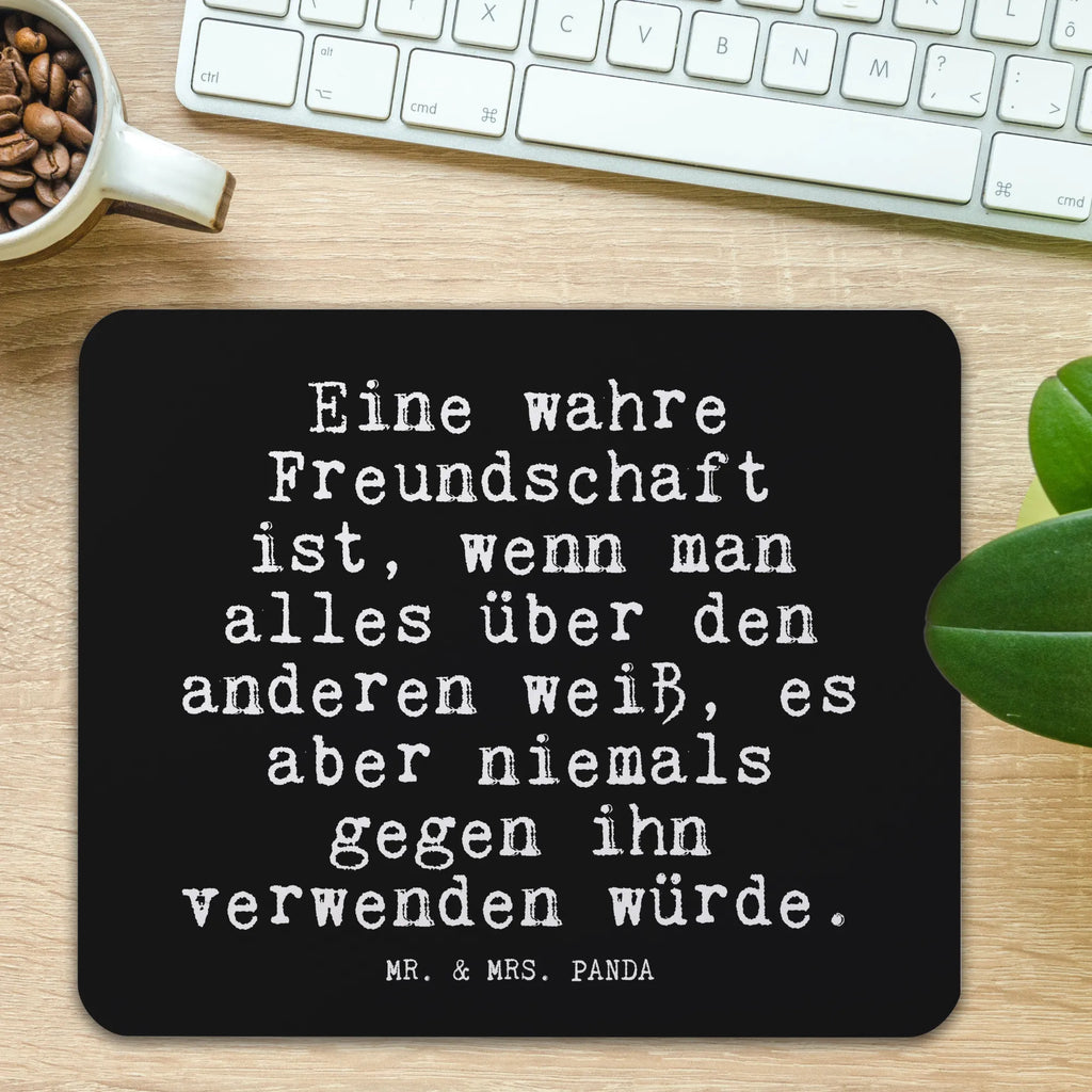 Mouse mat Eine wahre Freundschaft ist,... Mousepad, Computer zubehör, Büroausstattung, PC Zubehör, Arbeitszimmer, Mauspad, Einzigartiges Mauspad, Designer Mauspad, Mausunterlage, Mauspad Büro, Spruch, Sprüche, lustige Sprüche, Weisheiten, Zitate, Spruch Geschenke, Glizer Spruch Sprüche Weisheiten Zitate Lustig Weisheit Worte