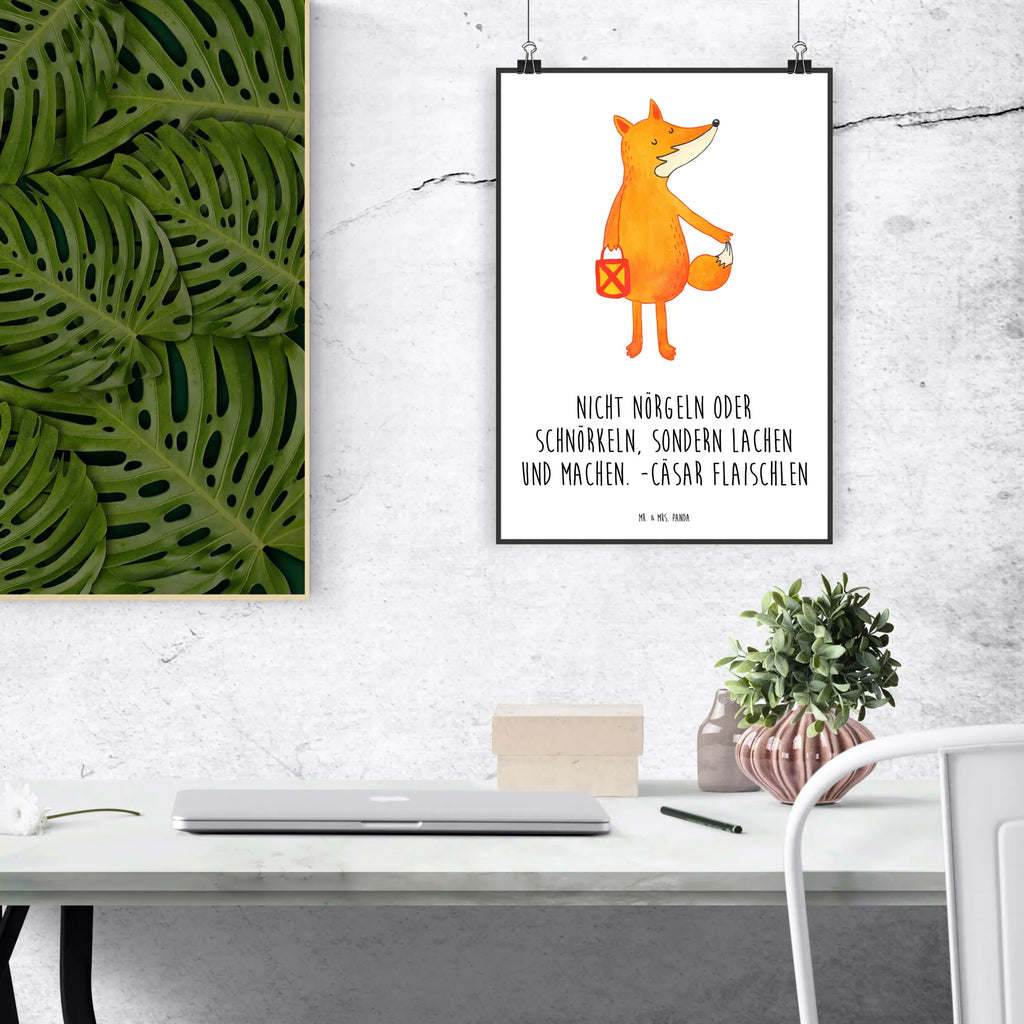 Poster Fox Lantern Wandschmuck, Posterdruck, Wanddeko Bild, wanddeko, kunstdruck poster, wanddruck, Plakat, Poster, wandkunst, Wandposter, kunst für die wand, kunstposter, Wanddekoration, Mr. & Mrs. Panda Poster, grafikposter, Wandbild, drucke, Bild, Bild für Wand, Kunstdruck, Designposter, Deko Bild, Fuchs, Laternenumzug, Liebeskummer Spruch, Cäsar Otto Hugo Flaischlen, Sankt Martin, Spruch Trösten, Füchse, Aufmuntern, Laterne