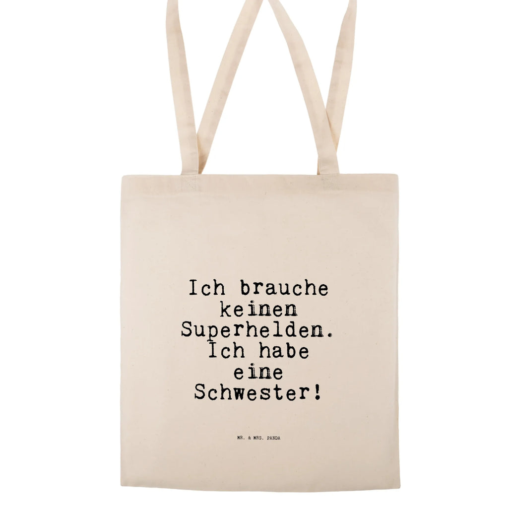 Tragetasche Sprüche und Zitate Ich brauche keinen Superhelden. Ich habe eine Schwester! Jutetasche, Badetasche, Schultertasche, Stoffbeutel, Stofftasche, Umhängetasche, Einkaufstüte, Beuteltasche, Shopper, Einkaufstasche, Jutebeutel, Laptoptasche, Beutel, Tragetasche, Strandtasche, Tasche, Spruch, Sprüche, lustige Sprüche, Weisheiten, Zitate, Spruch Geschenke, Spruch Sprüche Weisheiten Zitate Lustig Weisheit Worte