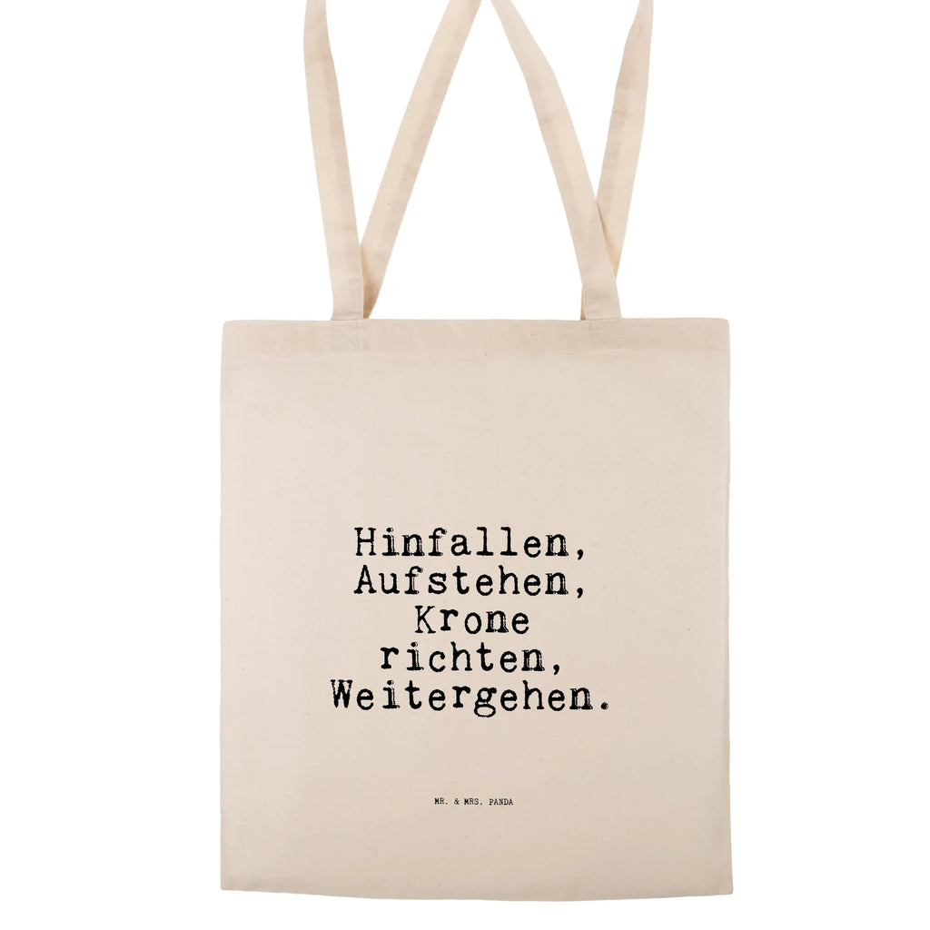 Tragetasche Sprüche und Zitate Hinfallen, Aufstehen, Krone richten, Weitergehen. Laptoptasche, Stofftasche, Tasche, Strandtasche, Stoffbeutel, Beuteltasche, Umhängetasche, Tragetasche, Badetasche, Shopper, Einkaufstüte, Einkaufstasche, Jutebeutel, Jutetasche, Schultertasche, Beutel, Spruch, Sprüche, lustige Sprüche, Weisheiten, Zitate, Spruch Geschenke, Spruch Sprüche Weisheiten Zitate Lustig Weisheit Worte