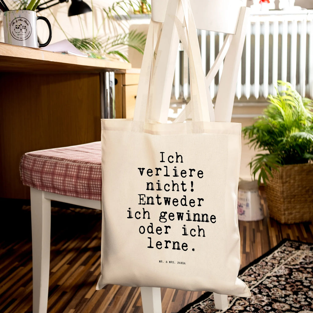 Tragetasche Sprüche und Zitate Ich verliere nicht! Entweder ich gewinne oder ich lerne. Laptoptasche, Strandtasche, Schultertasche, Umhängetasche, Tasche, Jutebeutel, Stoffbeutel, Shopper, Beuteltasche, Einkaufstasche, Tragetasche, Badetasche, Beutel, Einkaufstüte, Jutetasche, Stofftasche, Spruch, Sprüche, lustige Sprüche, Weisheiten, Zitate, Spruch Geschenke, Spruch Sprüche Weisheiten Zitate Lustig Weisheit Worte