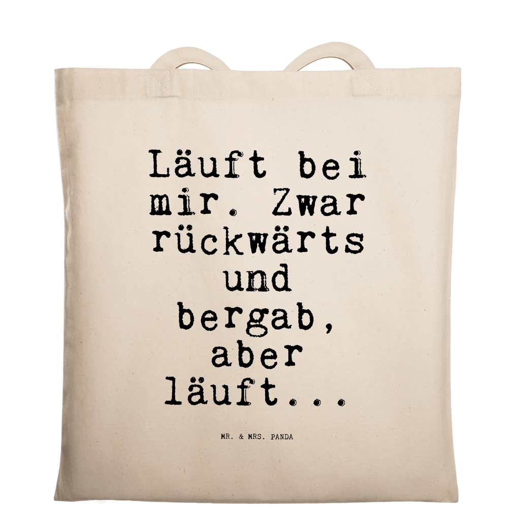 Tragetasche Läuft bei mir. Zwar... Badetasche, Jutebeutel, Umhängetasche, Shopper, Stoffbeutel, Stofftasche, Einkaufstüte, Strandtasche, Tasche, Tragetasche, Einkaufstasche, Beutel, Laptoptasche, Schultertasche, Beuteltasche, Jutetasche, Spruch, Sprüche, lustige Sprüche, Weisheiten, Zitate, Spruch Geschenke, Spruch Sprüche Weisheiten Zitate Lustig Weisheit Worte