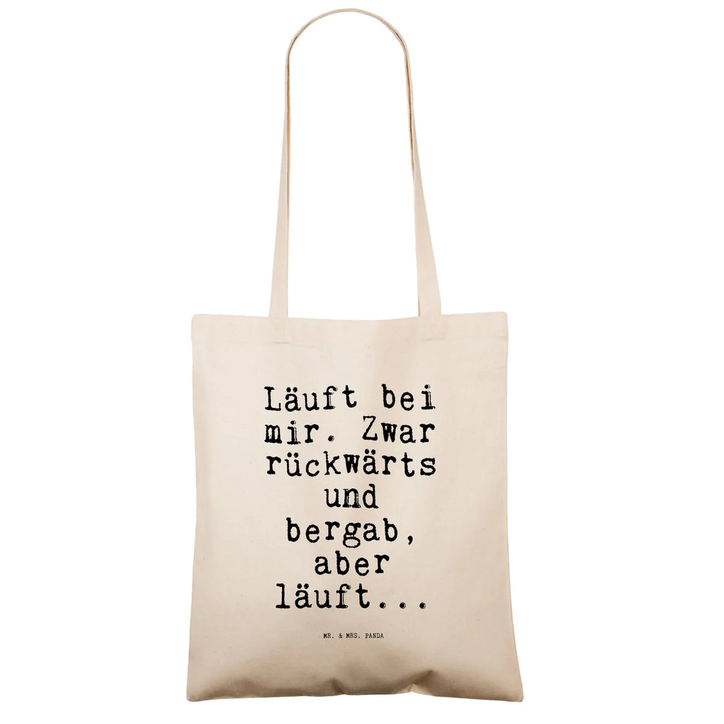 Tragetasche Läuft bei mir. Zwar... Badetasche, Jutebeutel, Umhängetasche, Shopper, Stoffbeutel, Stofftasche, Einkaufstüte, Strandtasche, Tasche, Tragetasche, Einkaufstasche, Beutel, Laptoptasche, Schultertasche, Beuteltasche, Jutetasche, Spruch, Sprüche, lustige Sprüche, Weisheiten, Zitate, Spruch Geschenke, Spruch Sprüche Weisheiten Zitate Lustig Weisheit Worte