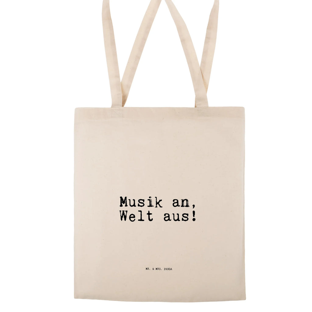 Torba Musik an, Welt aus!... Jutetasche, Strandtasche, Einkaufstasche, Beuteltasche, Stofftasche, Stoffbeutel, Umhängetasche, Tasche, Tragetasche, Shopper, Laptoptasche, Schultertasche, Badetasche, Jutebeutel, Beutel, Einkaufstüte, Spruch, Sprüche, lustige Sprüche, Weisheiten, Zitate, Spruch Geschenke, Spruch Sprüche Weisheiten Zitate Lustig Weisheit Worte