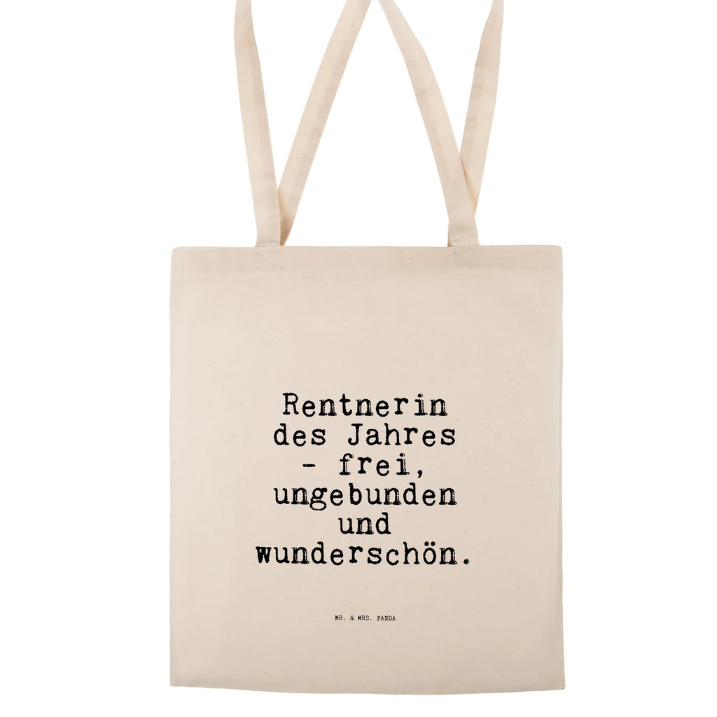Tote bag Rentnerin des Jahres -... cloth bag, bag, Carrier bag, shopper, jute bag, shoulder bag, shopping bag, pouch, cotton bag, saying, sayings, funny, wisdom, quotes, Sayings Proverbs Wisdom Quotes Funny Wisdom Words