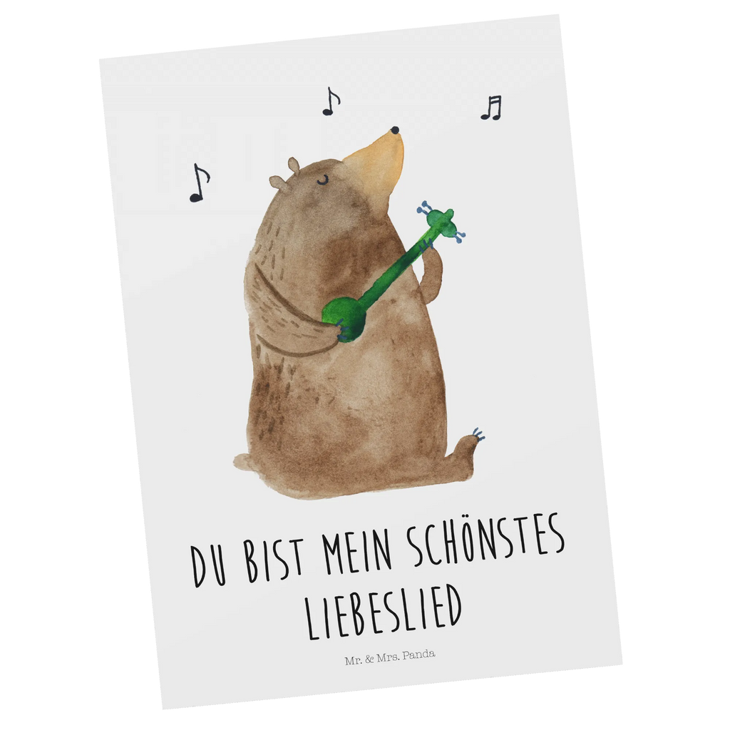 Postkarte Bär Lied Postkarte, Dankeskarte, Ansichtskarten, Einladung Geburtstag, Ansichtskarte, Karte, Grußkarte, Einladungskarte, Einladung, Geburtstagskarte, Geschenkkarte, Einladungskarten Geburtstag, Bär, Teddy, Teddybär, Partner, Liebe, Spruch, Valentine, Liebeslied, Bärchen, Lied, Valentinstag, Frau, Geschenk, Bear, Song, Herz, Freundin