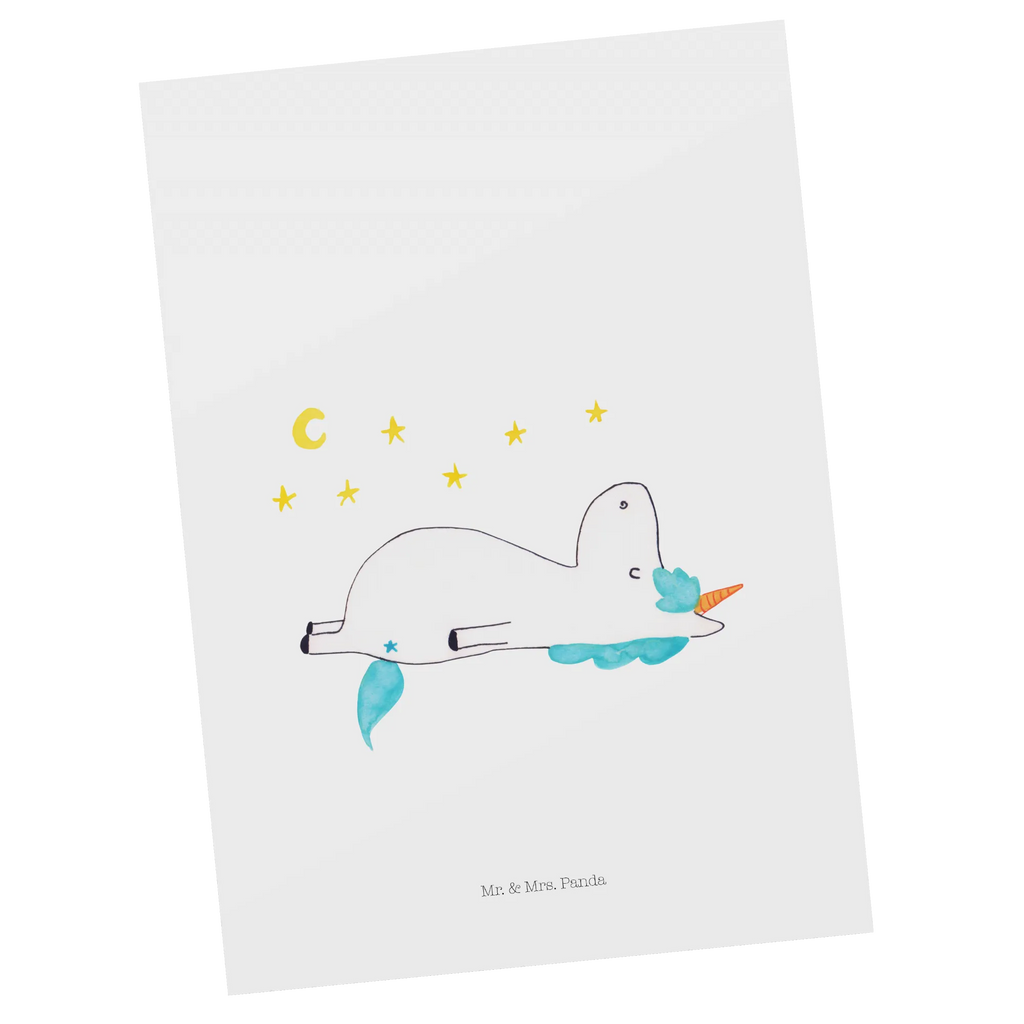 Pocztówka Jednorożec gwiaździste niebo Designkarte, Ansichtskarten, spruchkarte, bildkarte, Postkarten, Kunstkarten, Motivkarte, Postkarte, Fotokarte, einzelkarte, Grußkarte, kunstkarte, Ansichtskarte, Unicorn, Einhorn, Einhörner, Einhorn Deko, Verrückt, Dachschaden, Sterne, Sternenhimmel