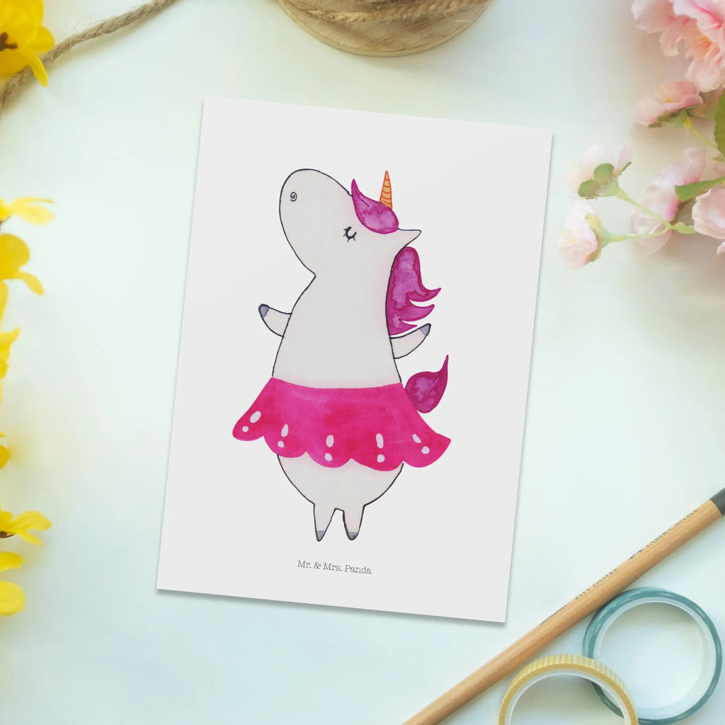 Postcard unicorn ballerina Geschenkkarte, Einladungskarte, Geburtstagskarte, Ansichtskarte, Karte, Postkarte, Grußkarte, Ansichtskarten, Einladung, Einladung Geburtstag, Dankeskarte, Einladungskarten Geburtstag, Einhorn, Einhörner, Einhorn Deko, Unicorn, Wohnung, Spaß, Tanzen, Party, Geburtstag, Ballerina, Tänzerin, Feiern, Lebensfreude, Lebenslust