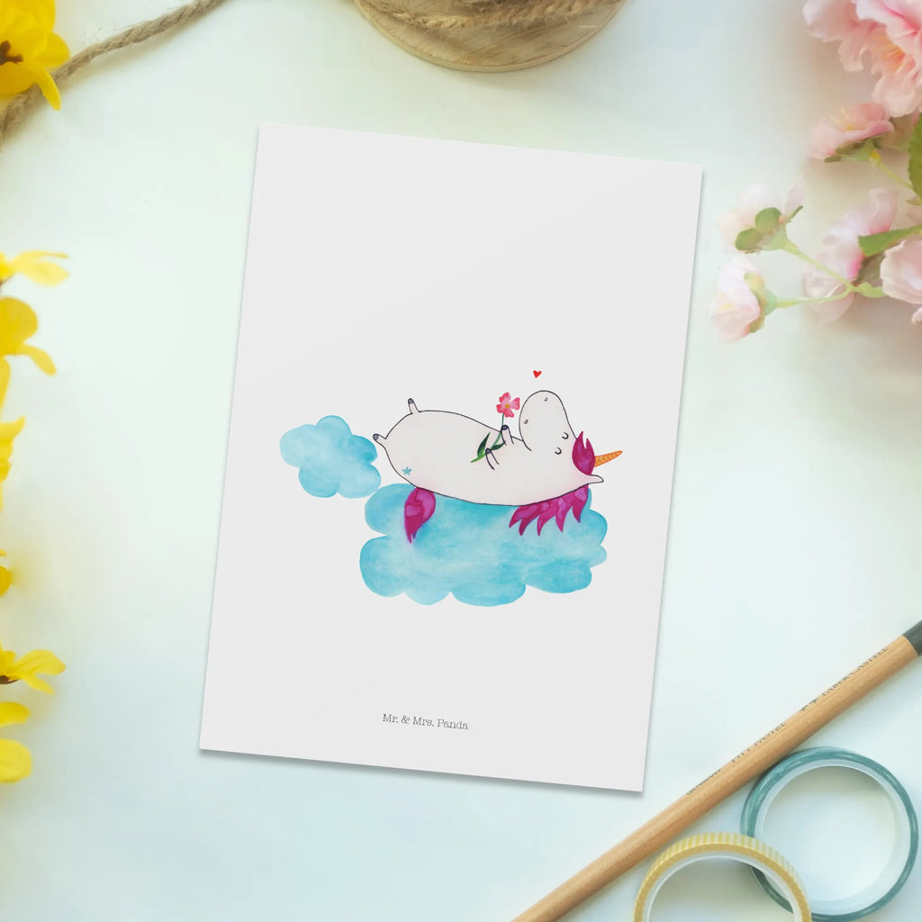 Postcard unicorn In love card, invitation card, postcards, gift card, Postcard, letter, gift, paper, invitation, unicorn, unicorns, Unicorns, Unicorn, Love, Love Proof, cloud, Girlfriend present, girlfriend gift
