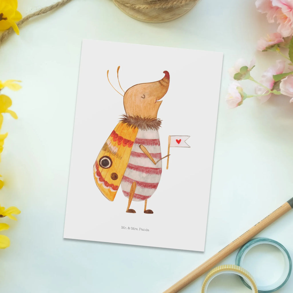 Postcard Moth flag postcards, gift, card, invitation card, invitation, paper, gift card, letter, Postcard, small animals, cute, funny, cute animal motives, hand drawn, small world, funny sayings, good mood, happy, gifts, gift ideas, special gifts, animal lover, Kitchen decoration, Beetle, How much does the world cost, Saying funny, Moth