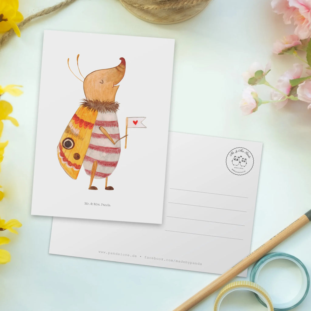 Postcard Moth flag postcards, gift, card, invitation card, invitation, paper, gift card, letter, Postcard, small animals, cute, funny, cute animal motives, hand drawn, small world, funny sayings, good mood, happy, gifts, gift ideas, special gifts, animal lover, Kitchen decoration, Beetle, How much does the world cost, Saying funny, Moth