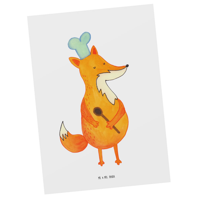 Postkarte Fuchs Koch