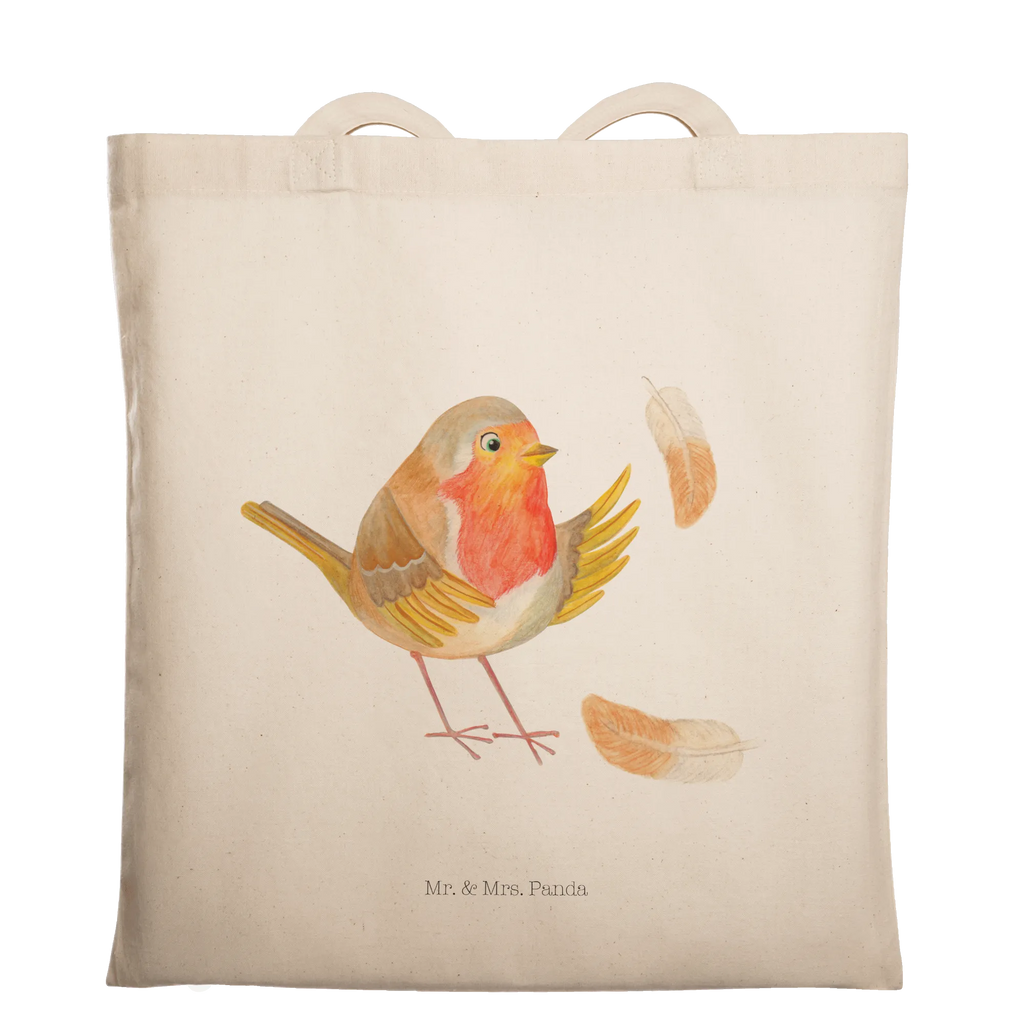 Tote bag robin feathers