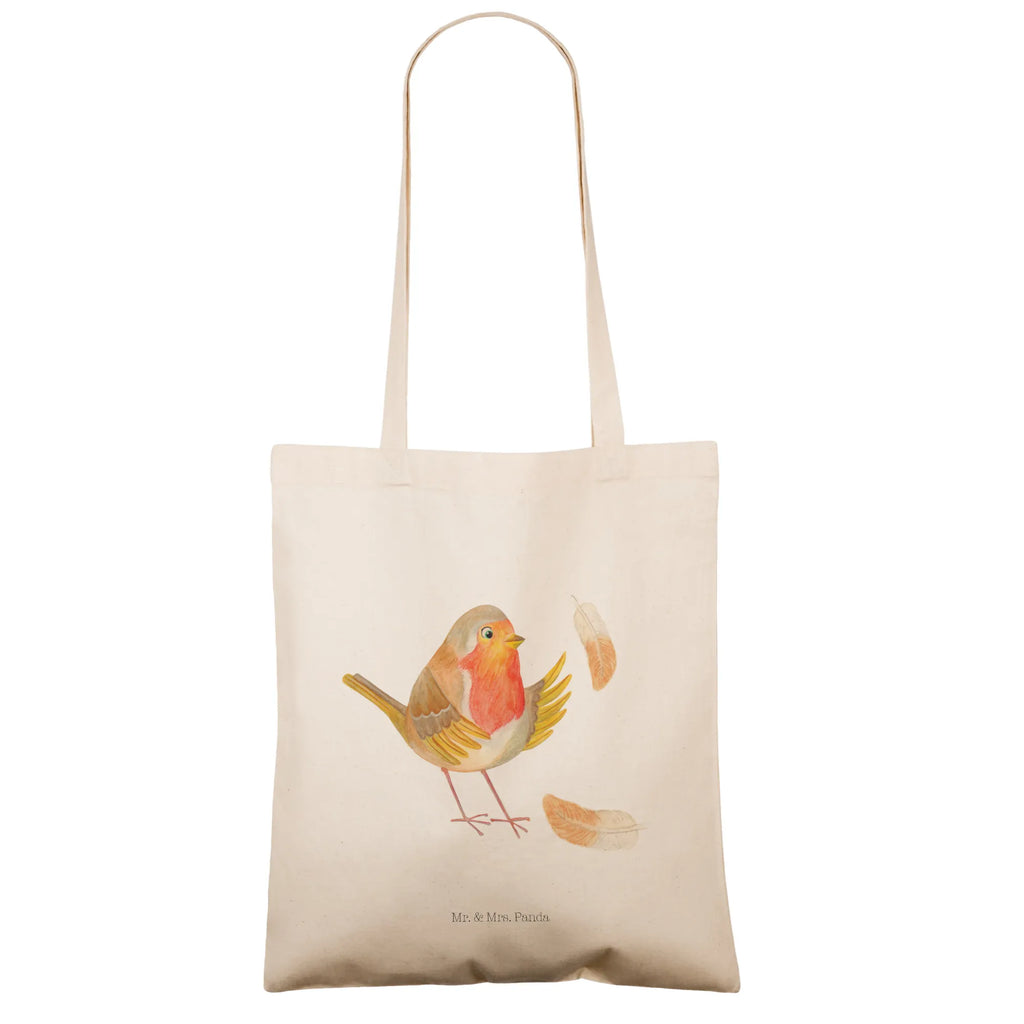 Tote bag robin feathers