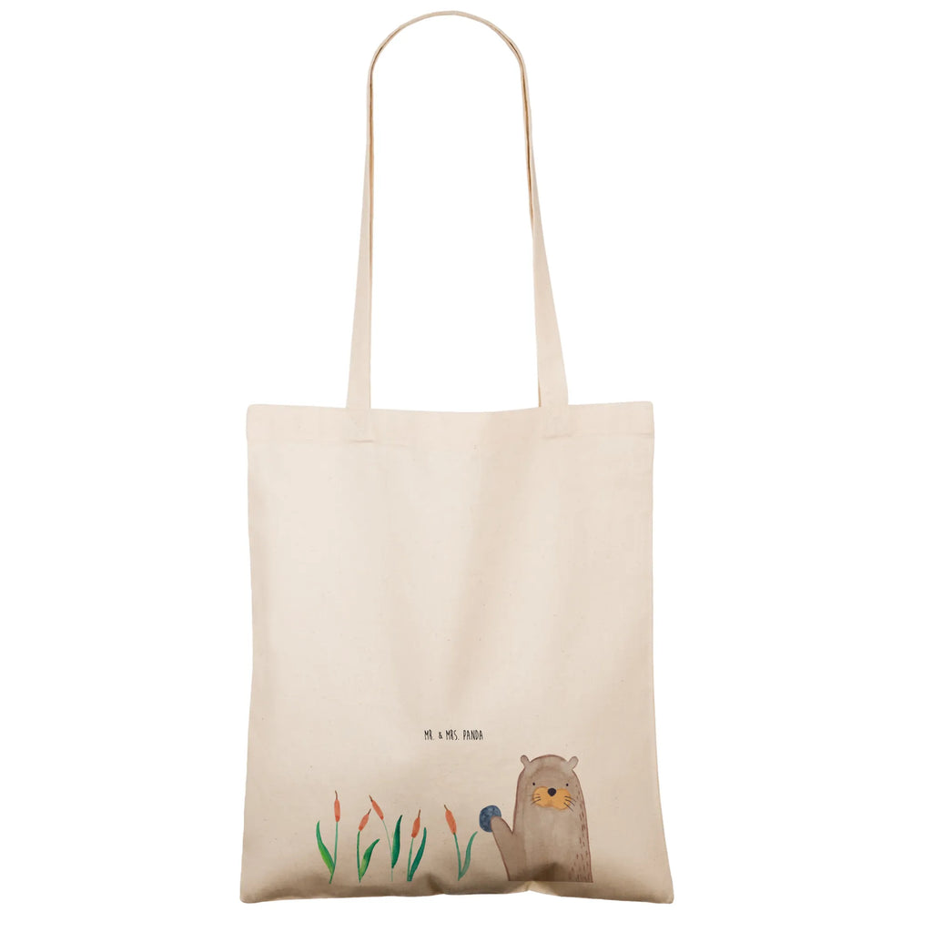 Tote bag otter Stone cotton bag, shopper, pouch, shoulder bag, bag, jute bag, Carrier bag, shopping bag, cloth bag, otter, marten, sea otter, European otter, water mammal, aquatic animal, baby otter, predator, water, otter gifts, animal lover, gift ideas for animal lovers, animal, mammal, water animal, gifts for people in love, Otter Sea Otter Lake Otter