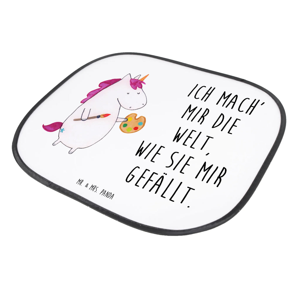 Osłona przeciwsłoneczna do samochodu Jednorożec Artysta Jednorożec, jednorożce, dekoracje jednorożca, jednorożec