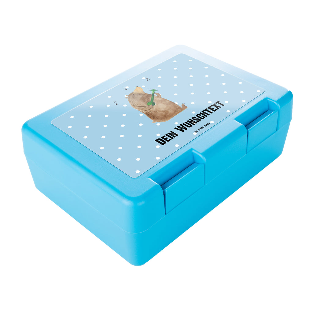 Personalisierte Brotdose Bär Gitarre Brotdose personalisiert, Brotbox, Snackbox, Lunch box, Butterbrotdose, Brotzeitbox, Bär, Teddy, Teddybär