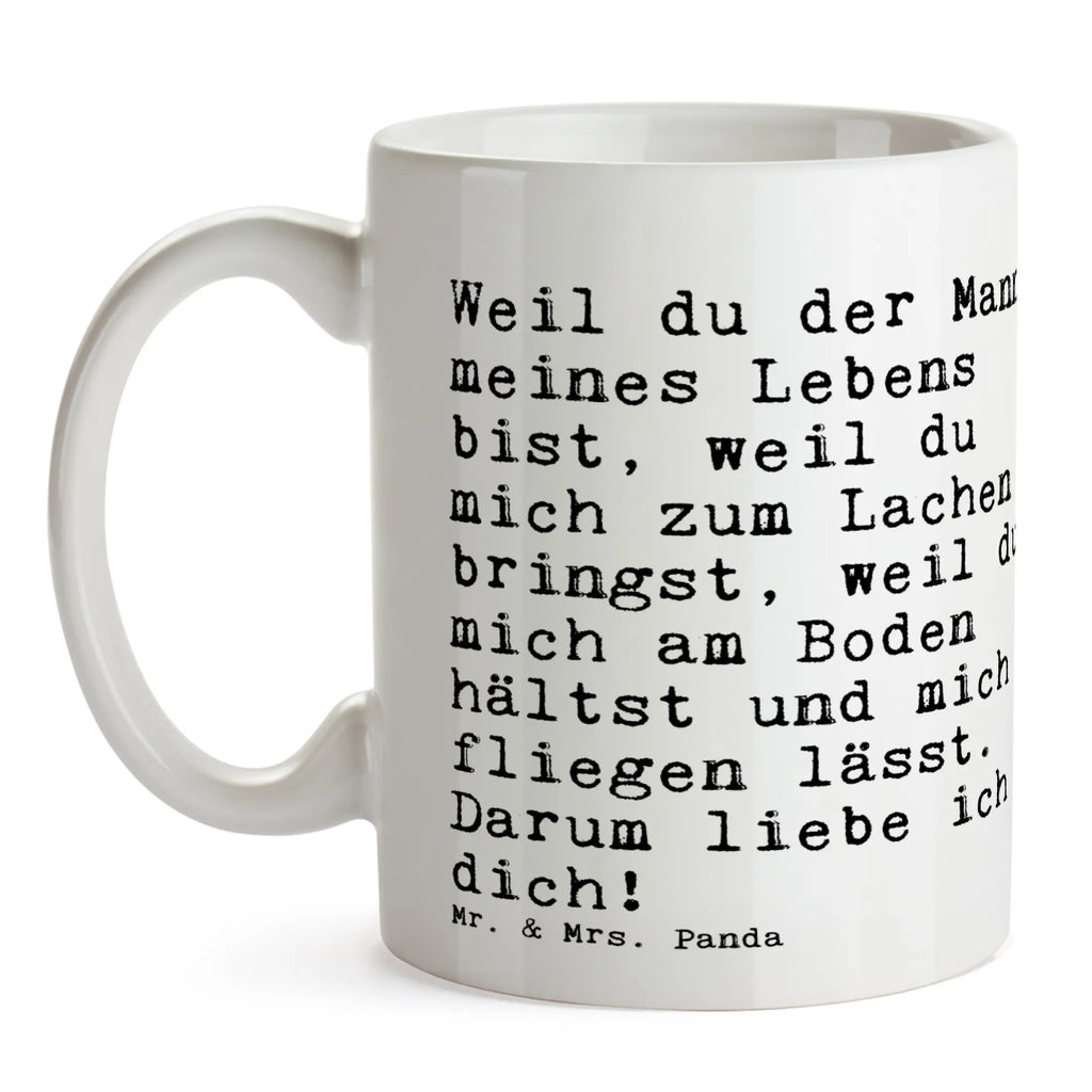 Tasse Weil du der Mann... Porzellantasse, Bürotasse, Tasse mit Zitaten, Geschenktasse, Keramiktasse, Tasse, Kaffeetasse, Teetasse, Tasse mit Motiven, Spruch, Sprüche, lustige Sprüche, Weisheiten, Zitate, Spruch Geschenke, Spruch Sprüche Weisheiten Zitate Lustig Weisheit Worte