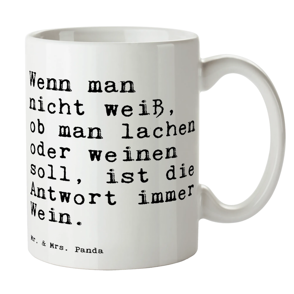 Tasse Sprüche und Zitate Wenn man nicht weiß, ob man lachen oder weinen soll, ist die Antwort immer Wein. Bürotasse, kaffeetasse bedruckt, Henkeltasse, hochwertige tasse, statement tasse, Pott, Teepott, kaffeetasse keramik, Tasse, Kakaotasse, tasse für kaffee, Mug, Tasse mit Spruch, Trinktasse, Kaffeepott, Keramikbecher, Geschenktasse, Designtasse, Coffee Mug, kaffeebecher keramik, Keramiktasse, haferl, kaffeebecher bedruckt, Motivtasse, Dekotasse, Kaffeetasse, Teetasse, Henkelbecher, tasse für büro, Tasse mit Motiv, Trinkbecher, heißgetränkebecher, Frühstückstasse, design tasse, Bedruckte Tasse, Kaffeebecher, Sprüchetasse, Teebecher, Becher, Frühstücksbecher, milchkaffeetasse, schöne tasse, Bürobecher, Sprüche, Lustige Sprüche, Weisheiten, Zitate, Spruch, Spruch Geschenke, Spruch Sprüche Weisheiten Zitate Lustig Weisheit Worte