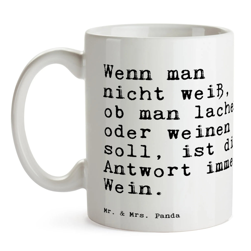 Tasse Sprüche und Zitate Wenn man nicht weiß, ob man lachen oder weinen soll, ist die Antwort immer Wein. Bürotasse, kaffeetasse bedruckt, Henkeltasse, hochwertige tasse, statement tasse, Pott, Teepott, kaffeetasse keramik, Tasse, Kakaotasse, tasse für kaffee, Mug, Tasse mit Spruch, Trinktasse, Kaffeepott, Keramikbecher, Geschenktasse, Designtasse, Coffee Mug, kaffeebecher keramik, Keramiktasse, haferl, kaffeebecher bedruckt, Motivtasse, Dekotasse, Kaffeetasse, Teetasse, Henkelbecher, tasse für büro, Tasse mit Motiv, Trinkbecher, heißgetränkebecher, Frühstückstasse, design tasse, Bedruckte Tasse, Kaffeebecher, Sprüchetasse, Teebecher, Becher, Frühstücksbecher, milchkaffeetasse, schöne tasse, Bürobecher, Sprüche, Lustige Sprüche, Weisheiten, Zitate, Spruch, Spruch Geschenke, Spruch Sprüche Weisheiten Zitate Lustig Weisheit Worte