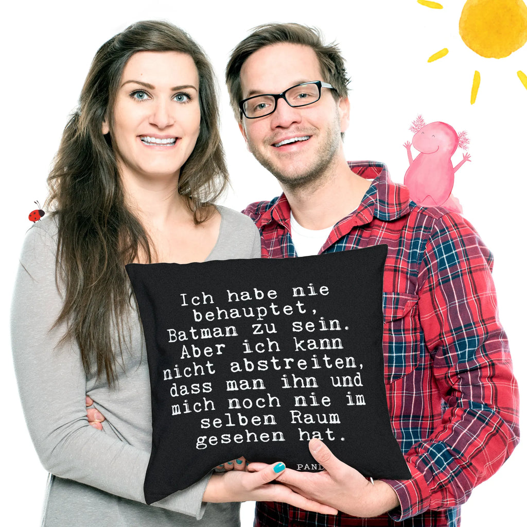 Cushion Ich habe nie behauptet,... soft, 40 x 40, pillows, pad, bedroom, settee, 40x40, Pillow, cushion, couch, pillow case, sofa, fluffy, bed, saying, sayings, funny, wisdom, quotes, Glizzer Spell Proverbs Wisdom Quotes Funny Wisdom Words