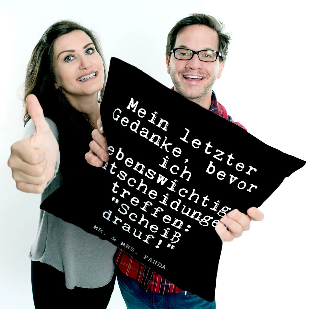 Cushion Mein letzter Gedanke, bevor... cushion, bedroom, couch, pad, fluffy, 40 x 40, sofa, 40x40, bed, pillow case, Pillow, soft, pillows, settee, saying, sayings, funny, wisdom, quotes, Glizzer Spell Proverbs Wisdom Quotes Funny Wisdom Words