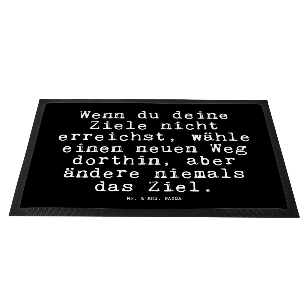Doormat Wenn du deine Ziele... saying, sayings, funny, wisdom, quotes, Glizzer Spell Proverbs Wisdom Quotes Funny Wisdom Words