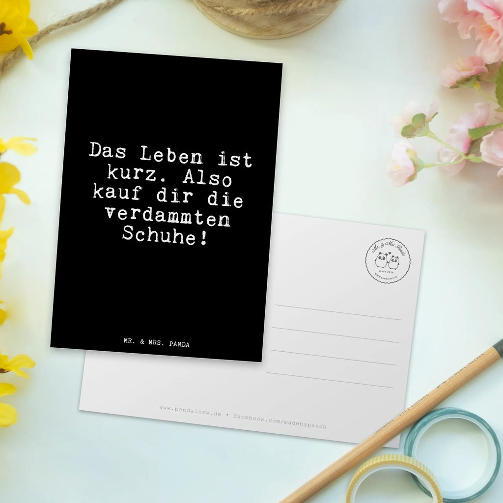 Postkarte Das Leben ist kurz.... Fotokarte, Ansichtskarten, kunstkarte, Postkarten, bildkarte, Ansichtskarte, Grußkarte, Postkarte, Motivkarte, Kunstkarten, Designkarte, einzelkarte, spruchkarte, Weisheiten, Zitate, Spruch, Spruch Geschenke, Lustige Sprüche, Sprüche, Glizer Spruch Sprüche Weisheiten Zitate Lustig Weisheit Worte