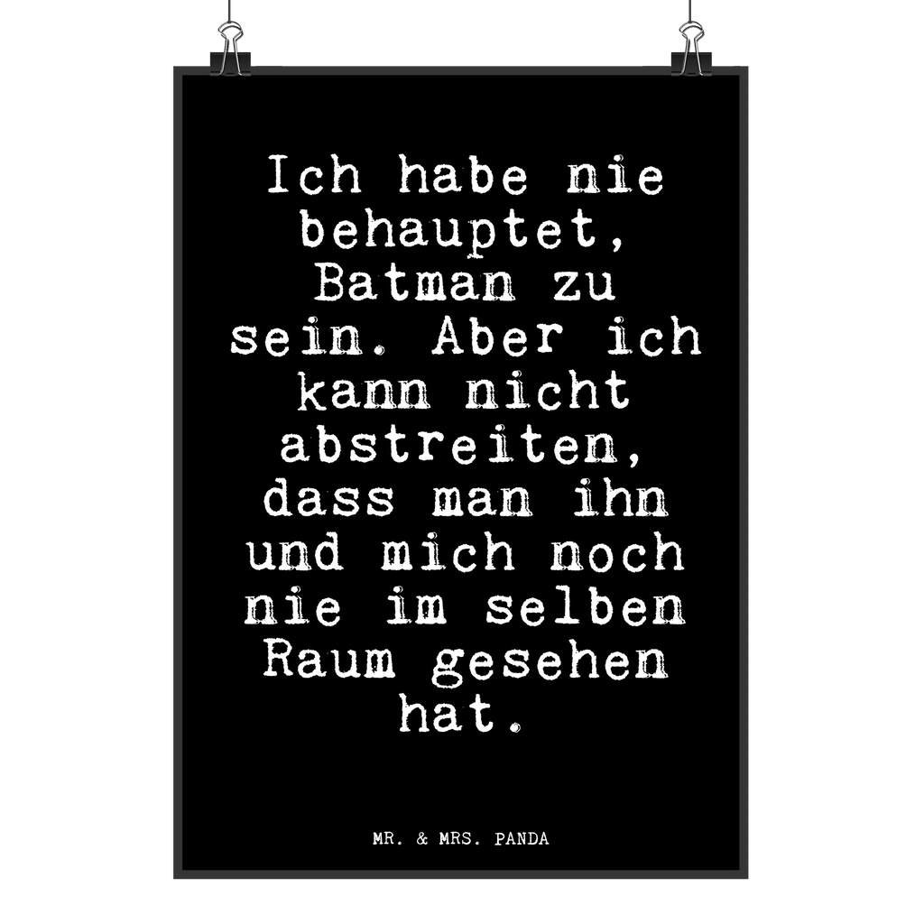 Plakat Ich habe nie behauptet,... Poster, Wanddekoration, Wandposter, Wanddeko Bild, Kunstdruck, Kinderposter, Raumdekoration, Designposter, Mr. & Mrs. Panda Poster, Wanddeko, Küchenposter, Handgemaltes Poster, Posterdruck, Bild, Spruch, Sprüche, lustige Sprüche, Weisheiten, Zitate, Spruch Geschenke, Glizer Spruch Sprüche Weisheiten Zitate Lustig Weisheit Worte