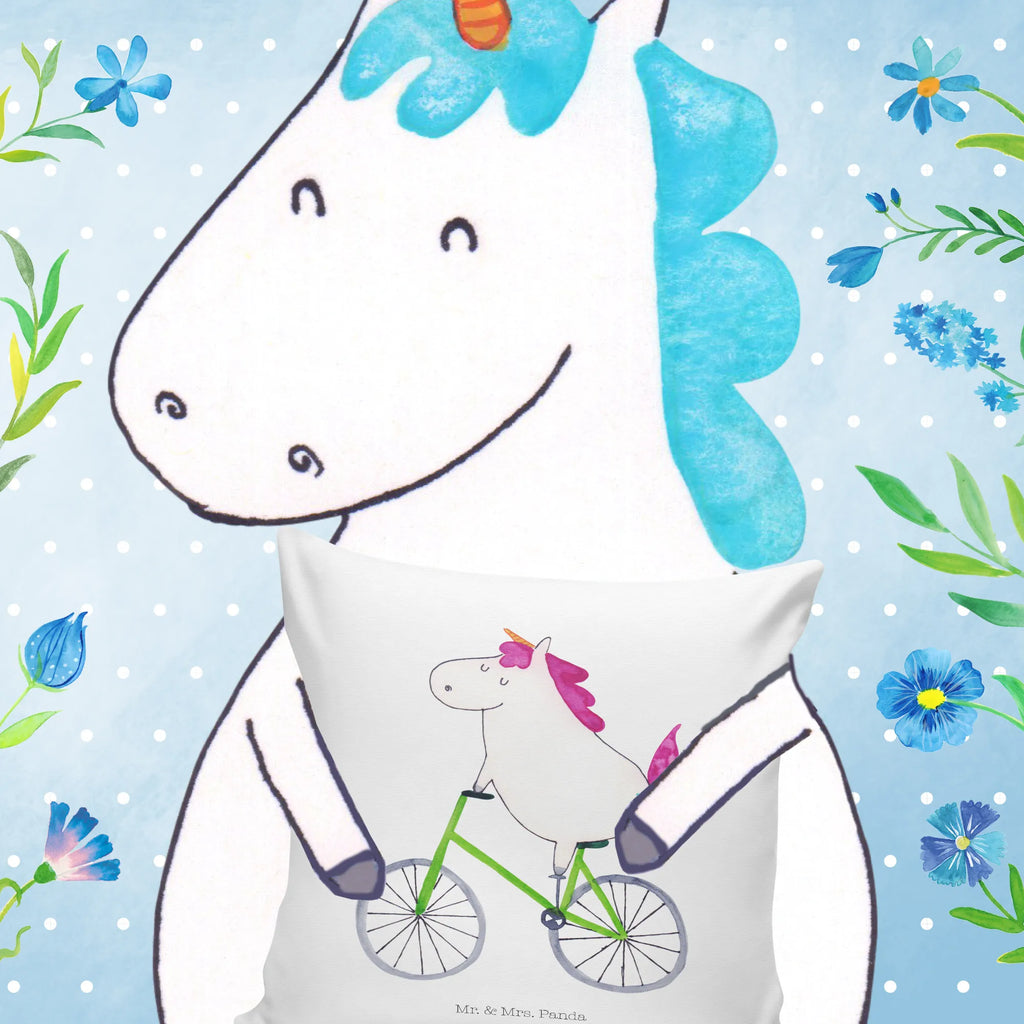 Cushion unicorn cyclist Pillow, settee, soft, fluffy, pad, bed, pillows, 40x40, couch, pillow case, bedroom, sofa, 40 x 40, cushion, unicorn, unicorns, present, cycling, luxury problem, fairy dust, love affliction, cyclist gift, confetti, grief, wheel, bike