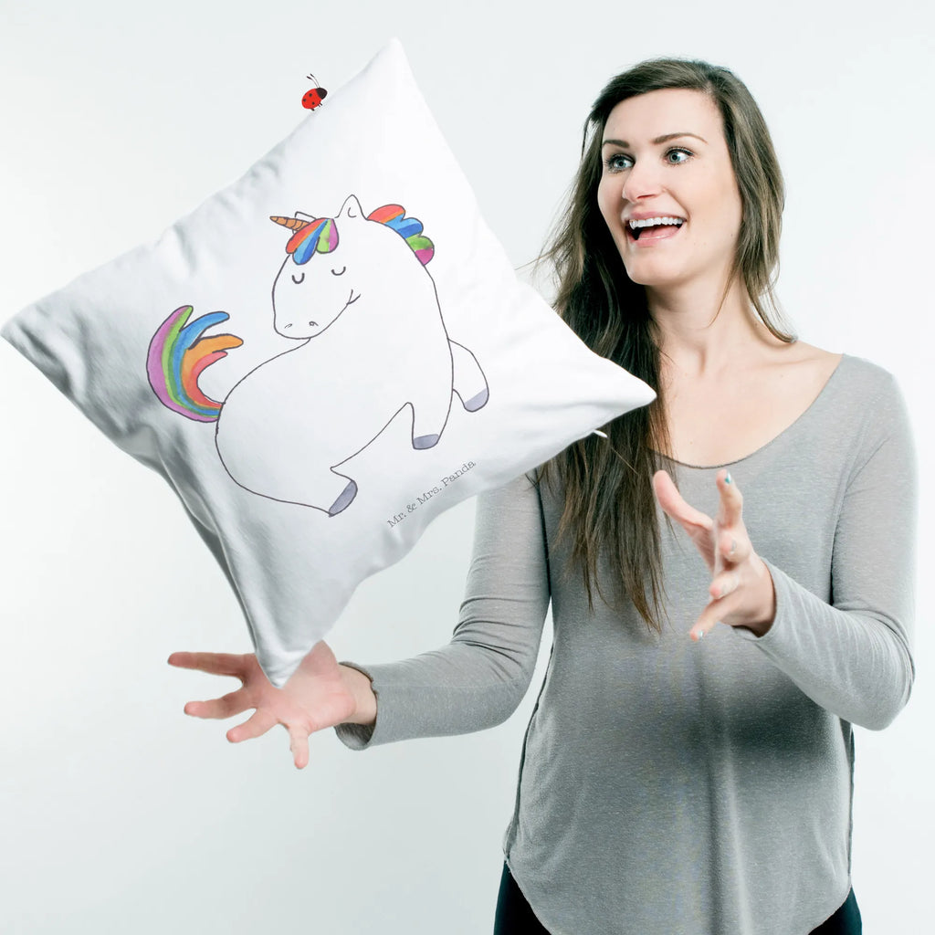 Cushion unicorn Swagger settee, pad, Pillow, sofa, pillow case, 40 x 40, bed, 40x40, pillows, couch, bedroom, fluffy, cushion, soft, unicorn, unicorns, Unicorn, proud, riding, riding gift, equestrian, horse, girlfriend, different, riding present