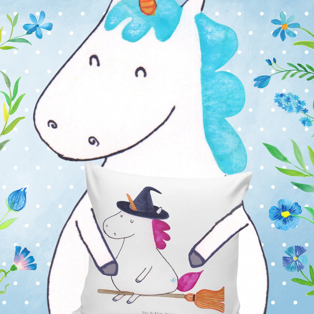 Cushion unicorn Witch 40x40, sofa, pillows, soft, pad, settee, 40 x 40, pillow case, couch, bedroom, fluffy, bed, cushion, Pillow, unicorn, unicorns, devil, wife gift, bitch, girlfriend present, bad girl, witch, mad, angel, Unicorn