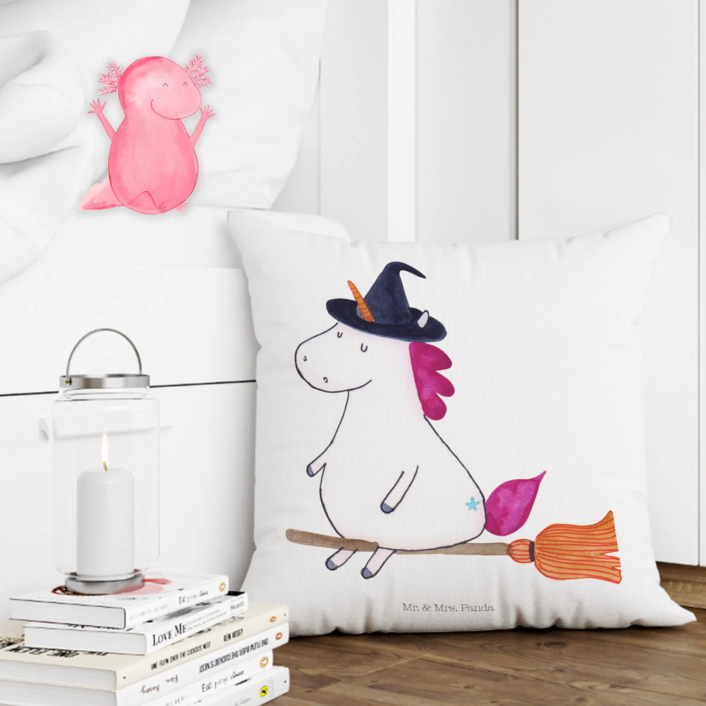 Cushion unicorn Witch 40x40, sofa, pillows, soft, pad, settee, 40 x 40, pillow case, couch, bedroom, fluffy, bed, cushion, Pillow, unicorn, unicorns, devil, wife gift, bitch, girlfriend present, bad girl, witch, mad, angel, Unicorn