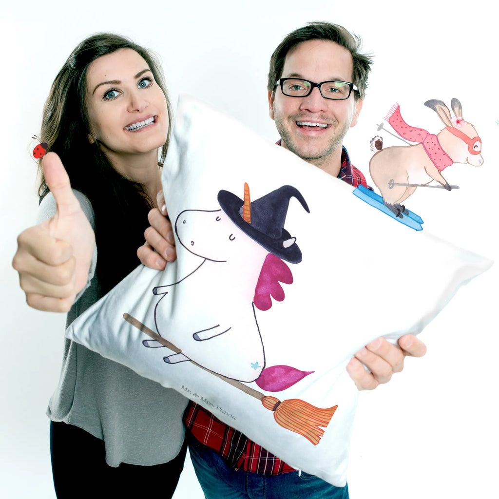 Cushion unicorn Witch 40x40, sofa, pillows, soft, pad, settee, 40 x 40, pillow case, couch, bedroom, fluffy, bed, cushion, Pillow, unicorn, unicorns, devil, wife gift, bitch, girlfriend present, bad girl, witch, mad, angel, Unicorn