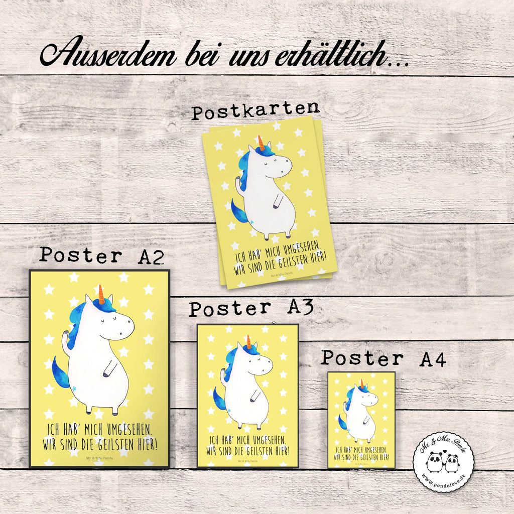 Poster unicorn Man Bild, Raumdekoration, Kunstdruck, Handgemaltes Poster, Küchenposter, Designposter, Wandposter, Mr. & Mrs. Panda Poster, Poster, Posterdruck, Wanddeko Bild, Wanddeko, Wanddekoration, Kinderposter, Einhorn, Einhörner, Einhorn Deko, Unicorn, hübsch, Freundin, cool, Party, bester Freund, BFF, beste, Familie, Mann